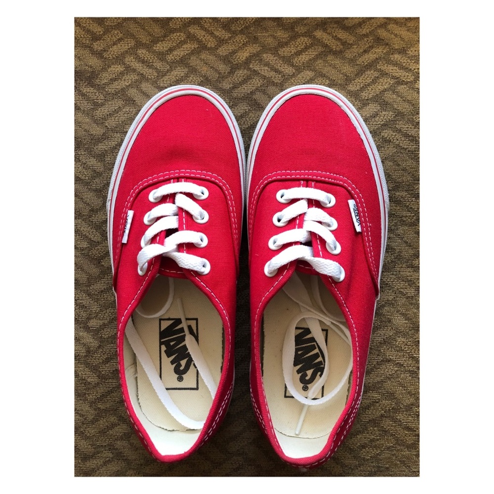 Sold🛑 Red Vans🍒